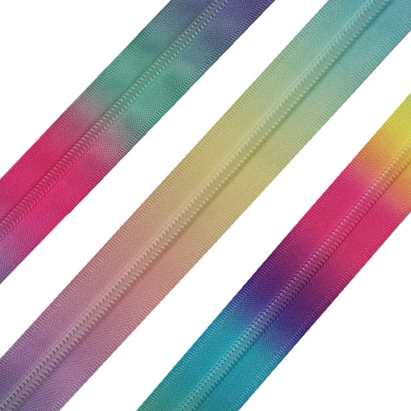 Оптовая продажа сумок сублимационный принт радужная молния индивидуальные цвета нейлоновая для