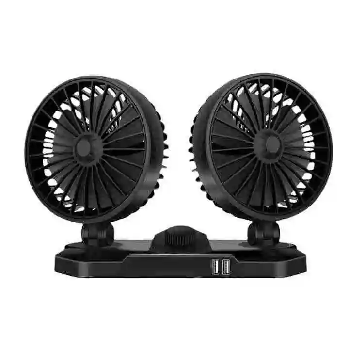 2024 The new car USB multi-function fan dashboard air summer fan ventilation and cool car fan