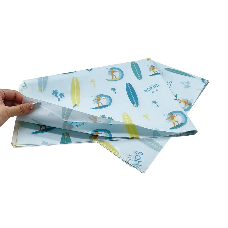Qingdao Wax Burger Wrapping Tissue Paper For Packaging