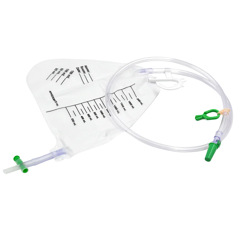 JCMED 2000ml Male Urinal Silicone Portable Urine Collection Bag