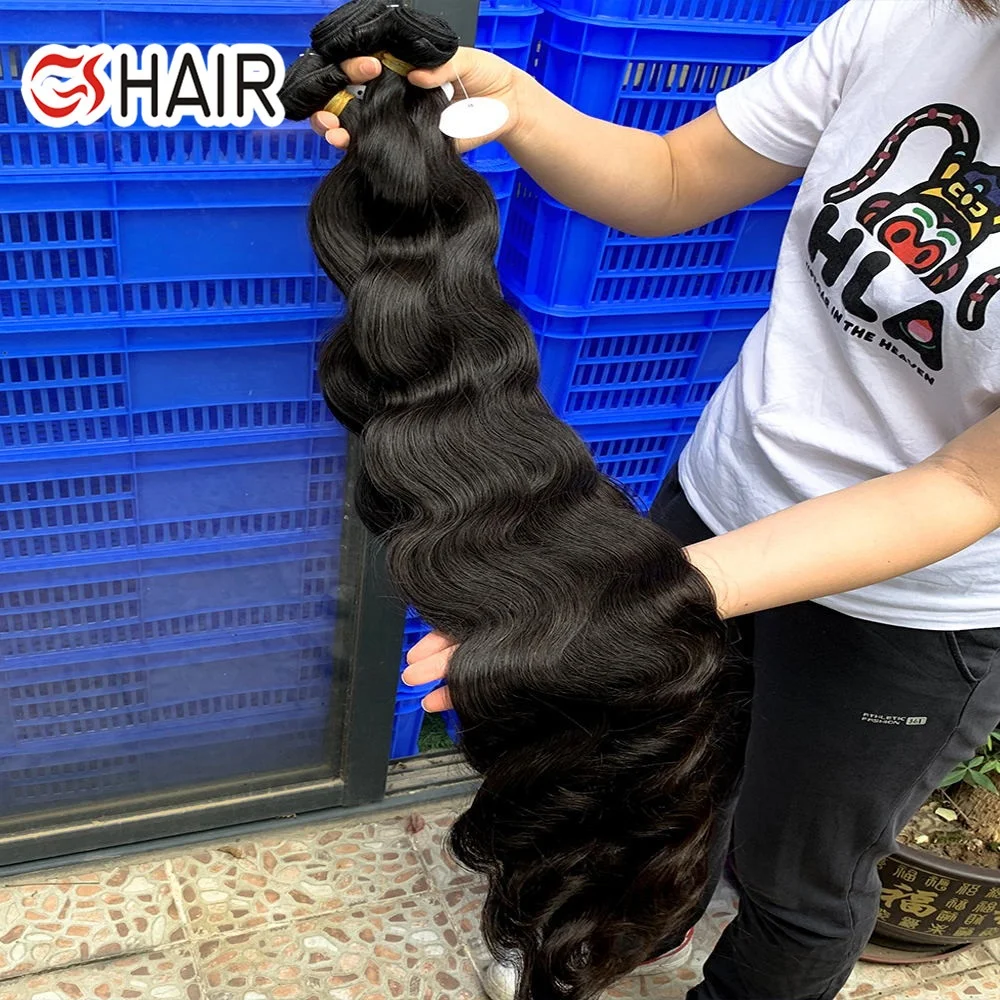 GS Wholesale Brazilian Body Wave Human Hair Bundles Extension Natural Color 8-30 Inch Unprocessed Virgin Hair Bundles