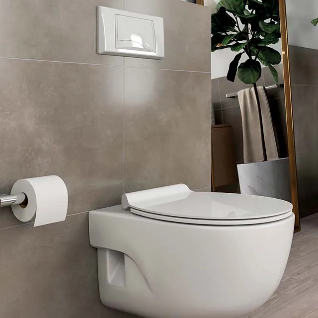 Hot Sell C.R. Smart Inox Hinges Toilet Seat Cover With Inox Hinges Modern Bathroom Seat Made In Italy