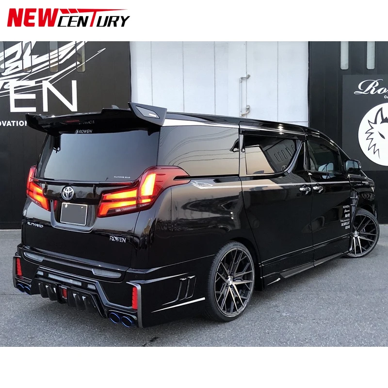 Replace the rear wing grille of the front and rear bumpers of Rowen body for Toyota alpha / Vellfire in 2018-2021