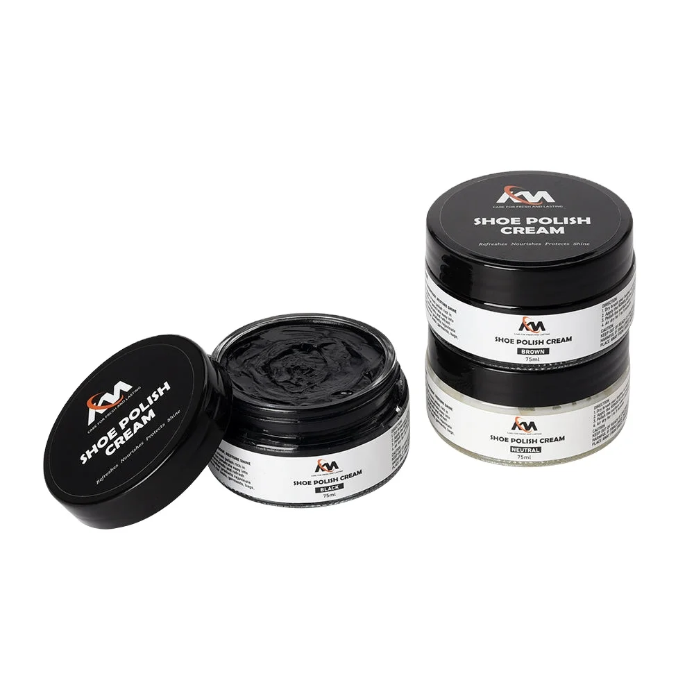 Km New Neutral Waterproof Leather Balm Shoe Polish,Hoe Care Shine Shoe Cream