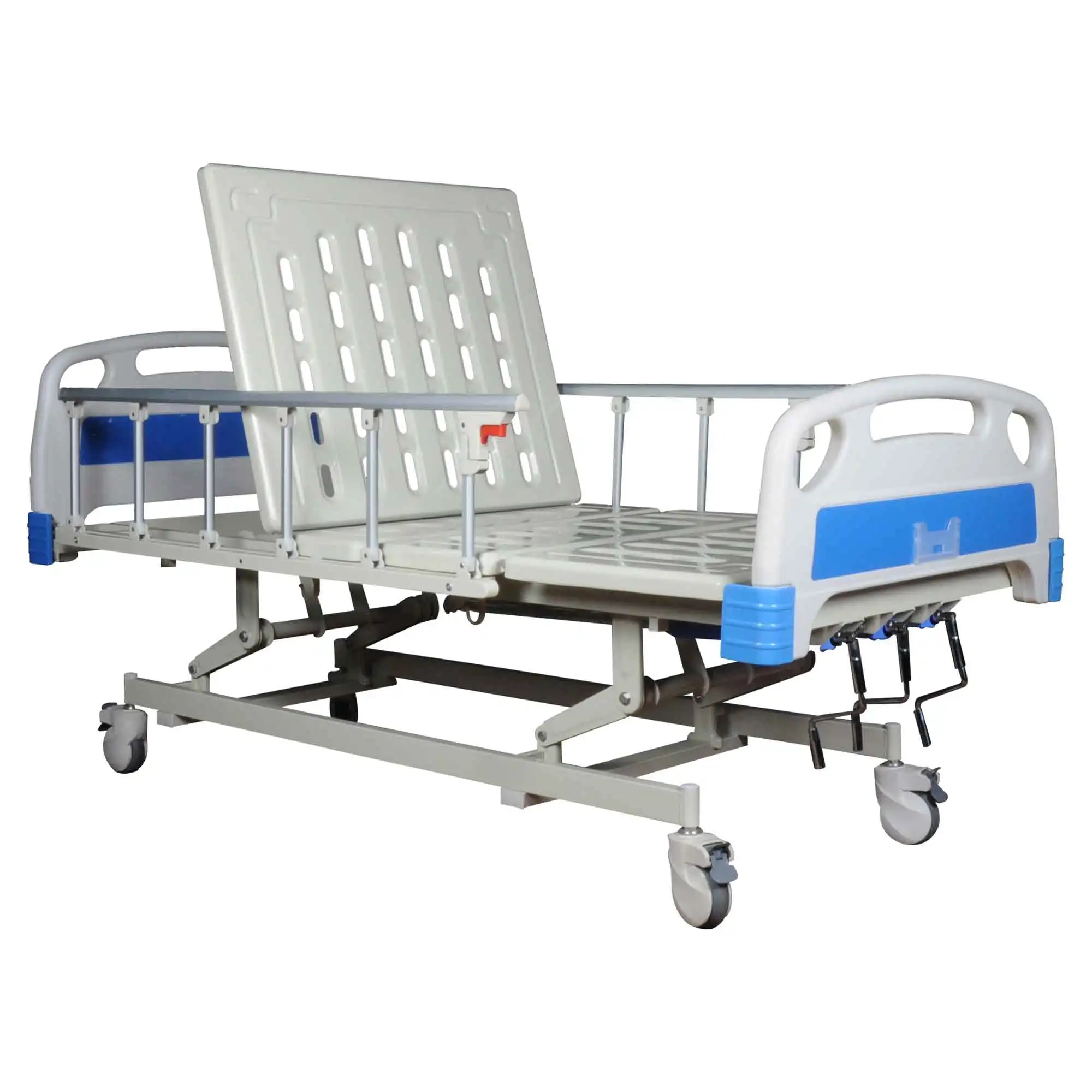 Новый дизайн премиум трехпозиционных кроватей для пациентов с ручным управлением больничной койкой