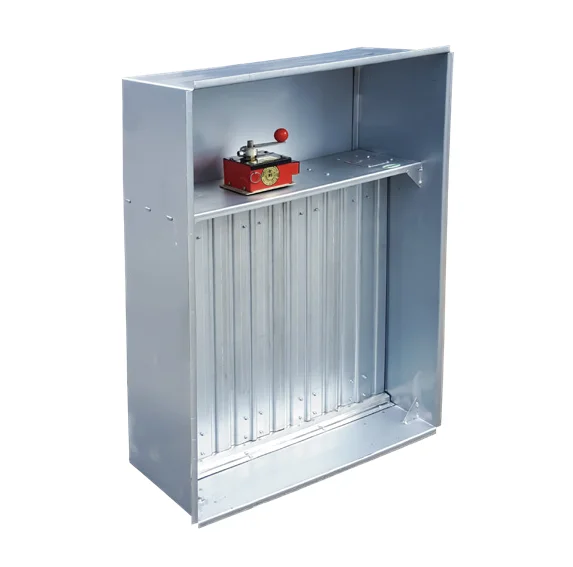 Fire Ventilation And Smoke Exhaust Valve Galvanized Sheet Air Volume Regulating Valve