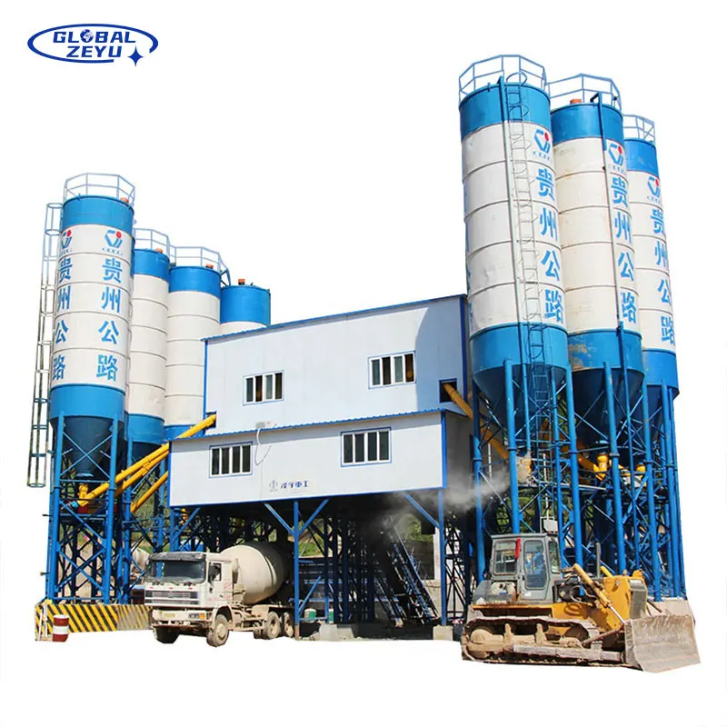 Factory Manufacture Low Usage Cost 270 Cubic Meters Per Hour High Production Efficiency HZS270 Large Concrete Mixing Station