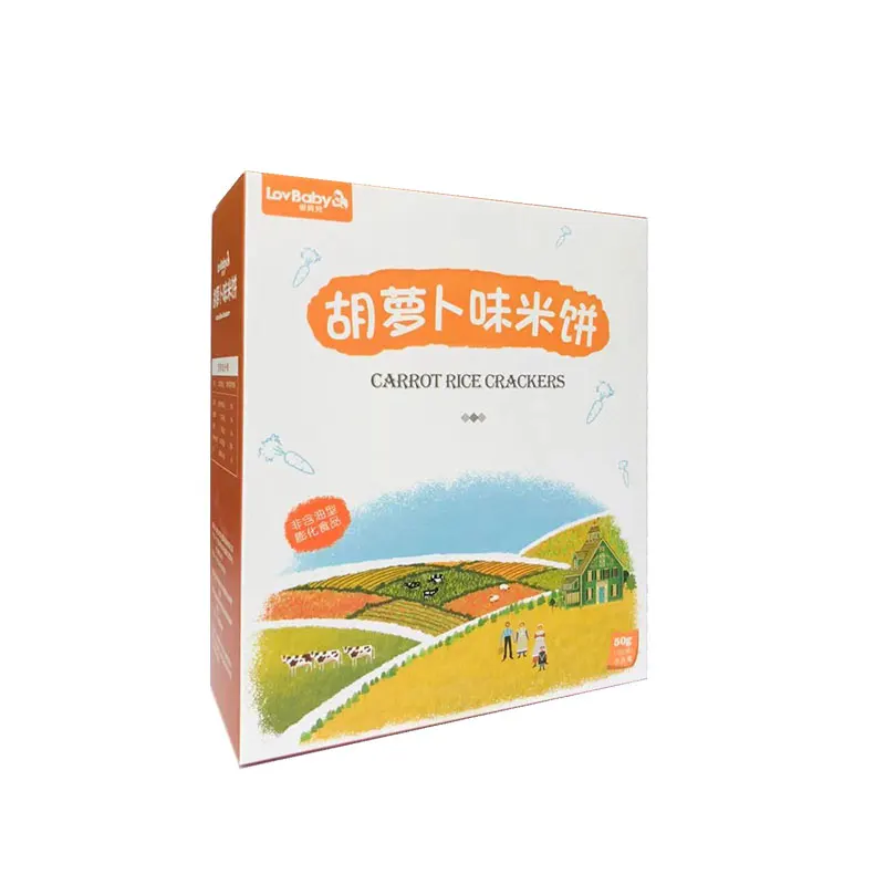 
Hot Selling Fragrant Rice Biscuit Snack Gift Package Snack Food Snacks 