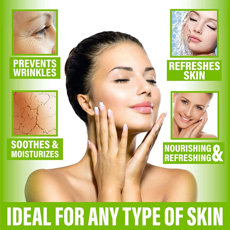 
Private Label Skin Care Natural Skin Soothing Aloe Vera Gel for Face 