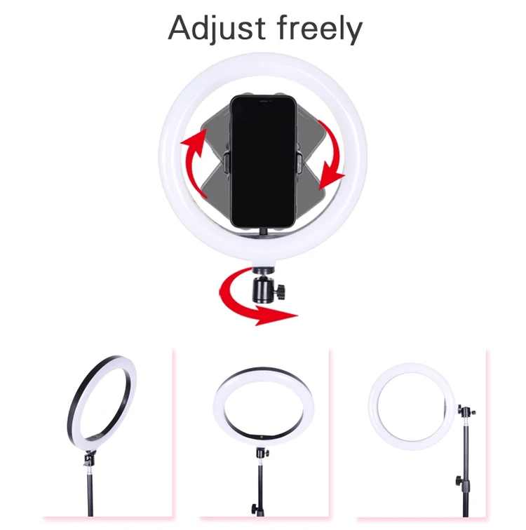 Hot Selling On Amazon True Good Quality 10 Inch Fill Light Tik Tok Video Selfie Flexible Ringlight Ring Lights For Girls