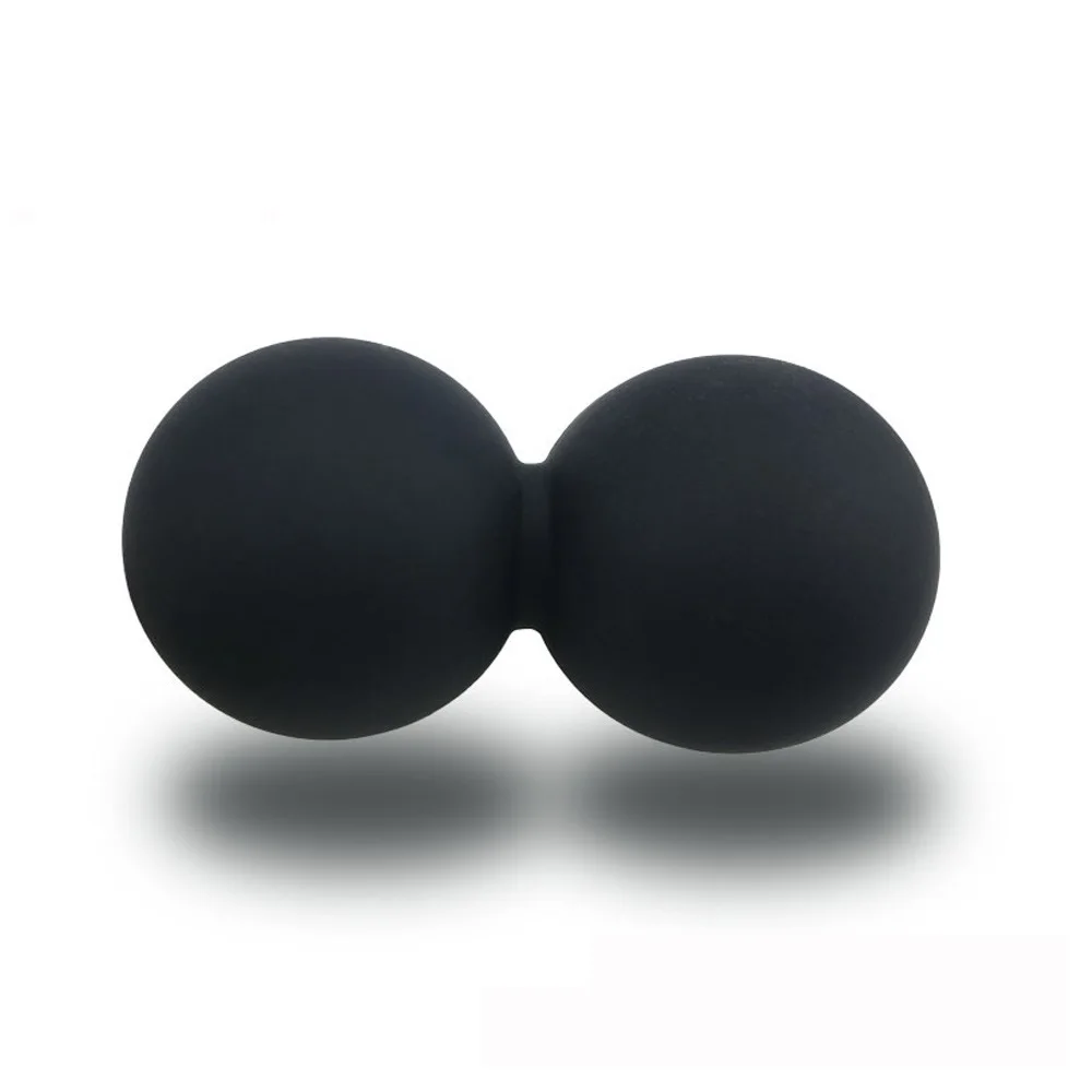 Wholesale Custom Engraving Silicone Peanut Double Massage Ball NCAA lacrosse ball