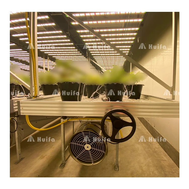 HUIFA Seedbed Plant Nursery Equipment Movable Grow Table Semillero Equipo De Vivero Mesa De Cultivo Movible