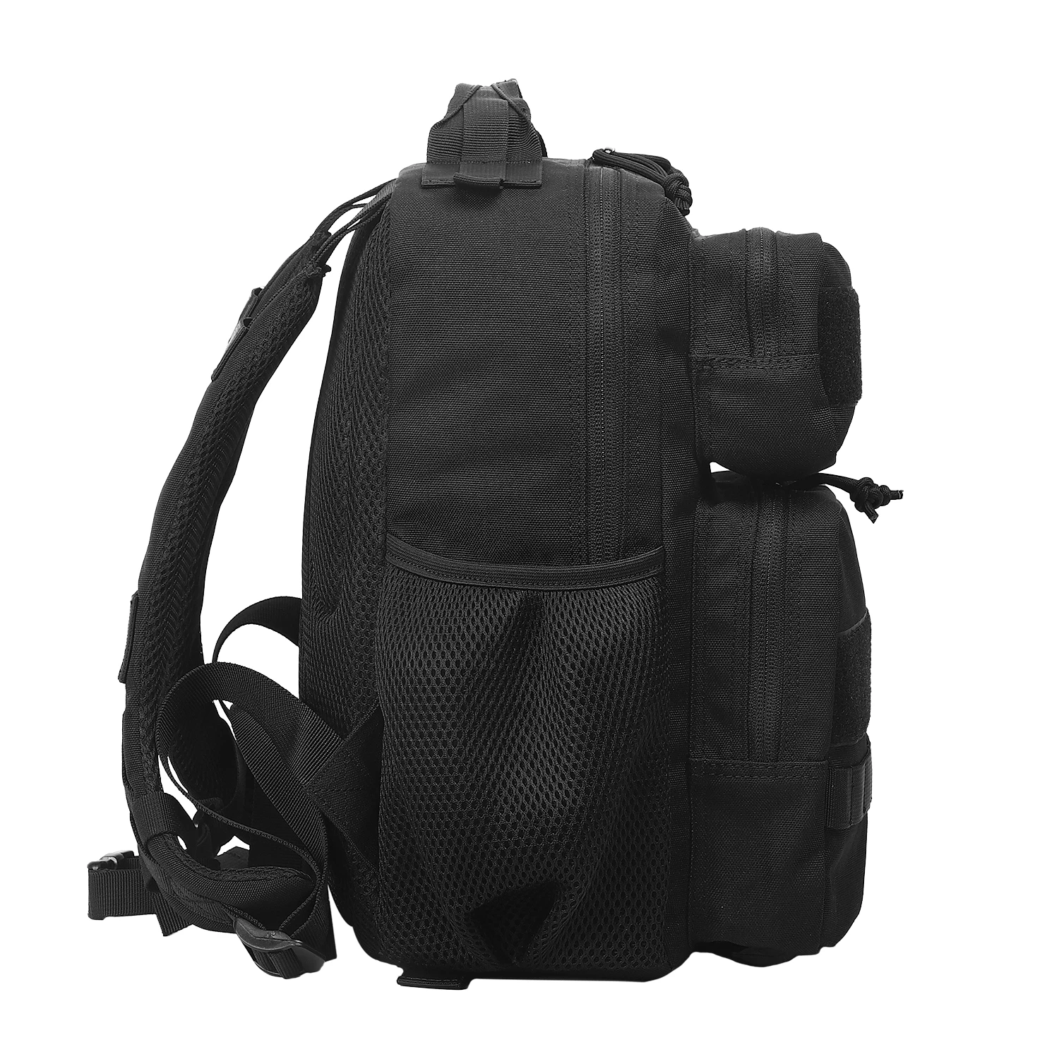 Wholesale backpacks travel waterproof 2 pockets bag black 15l ykk zipper tactical backpacks