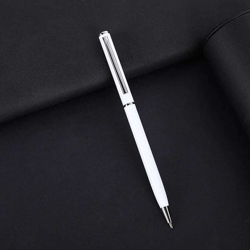 BSBH 2024 New Trend Luxury Ballpoint Pen Business Metal Slim Logo Pen Custom Gifts Office Advertising Metal Ballpoint Pens