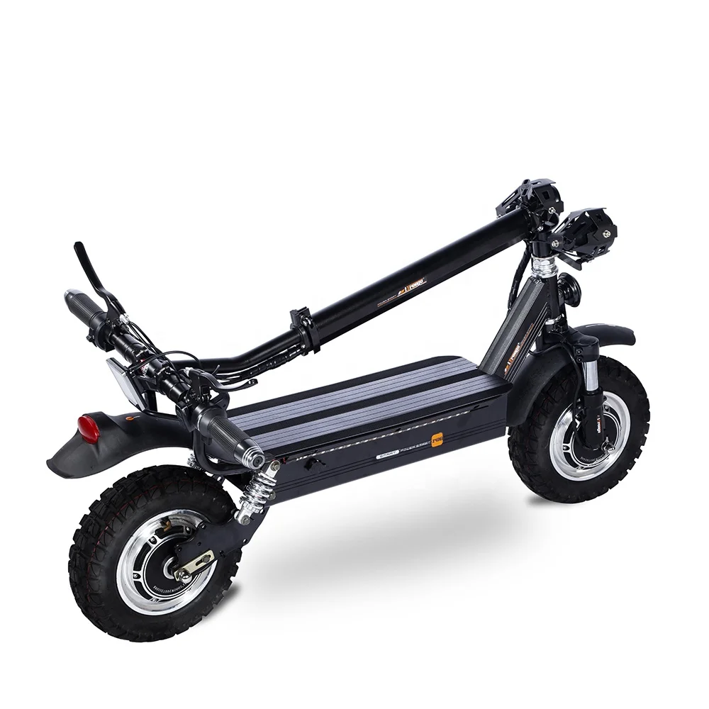 Electric Scooter With 48V 1000W x 2 Brushless Dual Motor