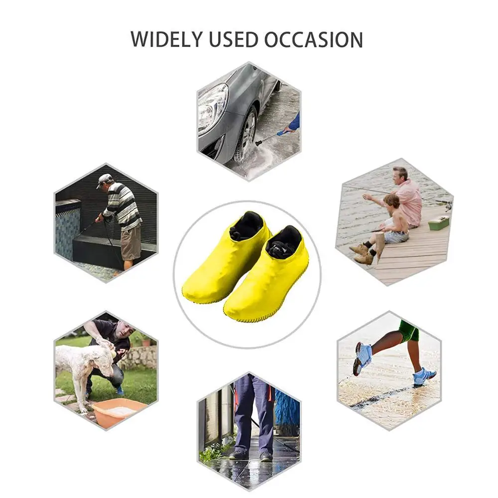Лидер продаж 2019, новая водонепроницаемая многоразовая силиконовая защитная накладка на обувь
