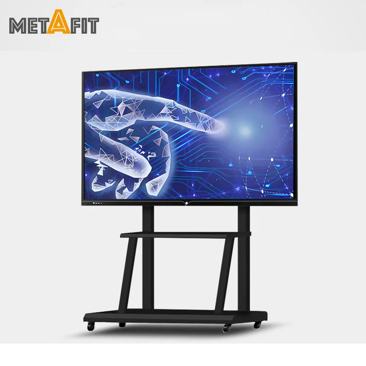 Metafit 65 75 85 98 Inch Multi-function Whiteboard Projector Speaker Display Interactive Smart Whiteboard