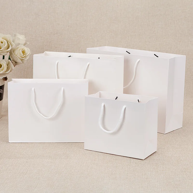 Wholesale Custom Printed Brand Logo Design Promotion Luxury Clothing Retail Gift Shopping Black Jewellery Paper Bag With Handle