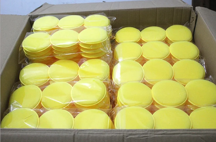 Hot sale Best Foam Sponge Automobile Applicator car waxing polish cleaning sponge