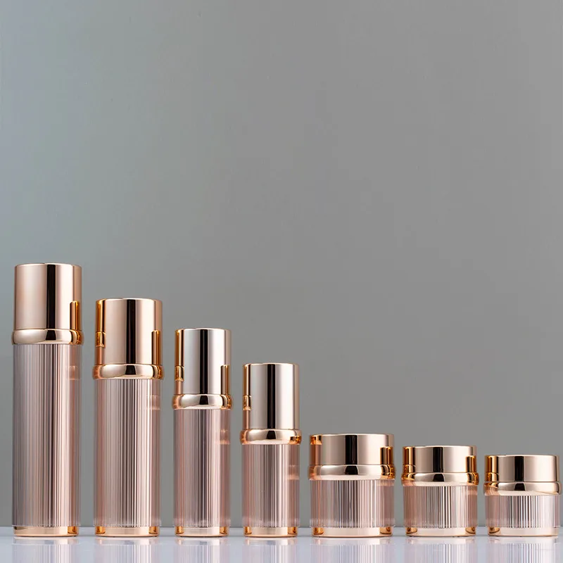 Luxury Skincare Cosmetic Packaging  Acrylic Lotion Bottle And Cream Jar