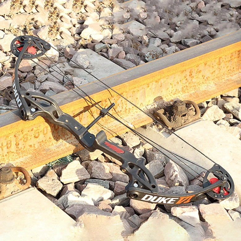 Left Handed Pulley Archery Cross Compound Bows And Arrow Wood Archery Equipment Set For Hunting Children