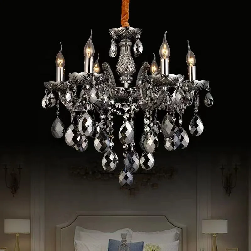 The best and cheapest luxury European style classic K9 crystal chandelier for wedding interior decoration chandelier