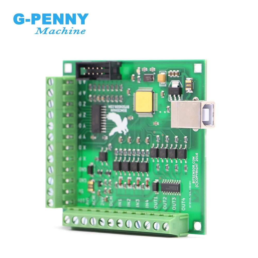 NEW ! 4 Axis USB Motion Controller Interface Board MACH 3 system PWM control 100KHz , support Win XP, Win 7, Win 8