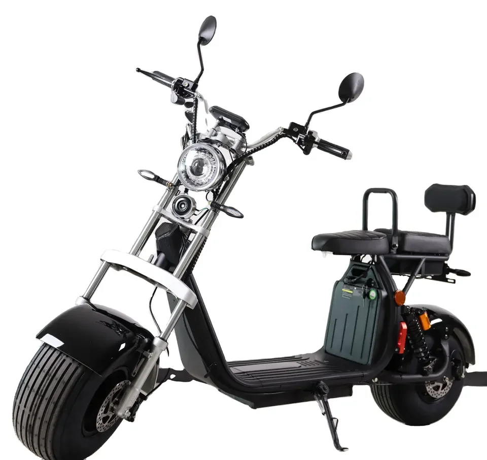 2 Wheels 1000w/2000w/3000w/4000w 60v High Speed 25-60km/h Fat Tire Electric Moped Scooter Citycoco Chopper Bike