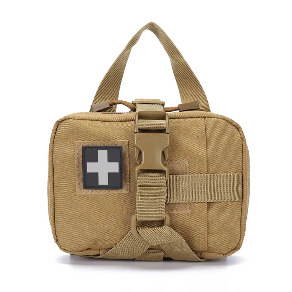 Molle Tactical Medical Pouch,First Aid Kit Bag, Rip Away IFAK Medical First Aid Pouch Tactical Military Compact Utility Bag Only