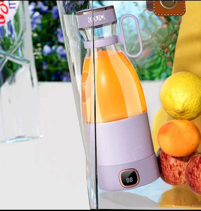 Electric Juicer Cup Portable Wireless USB Mini Blender with 6 Plastic Blades Juices Smoothies juicer machine fruit juicer