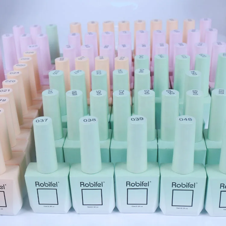 Индивидуальный логотип производителя, Гель-лак для ногтей, бесплатный образец лака для ногтей телесного цвета