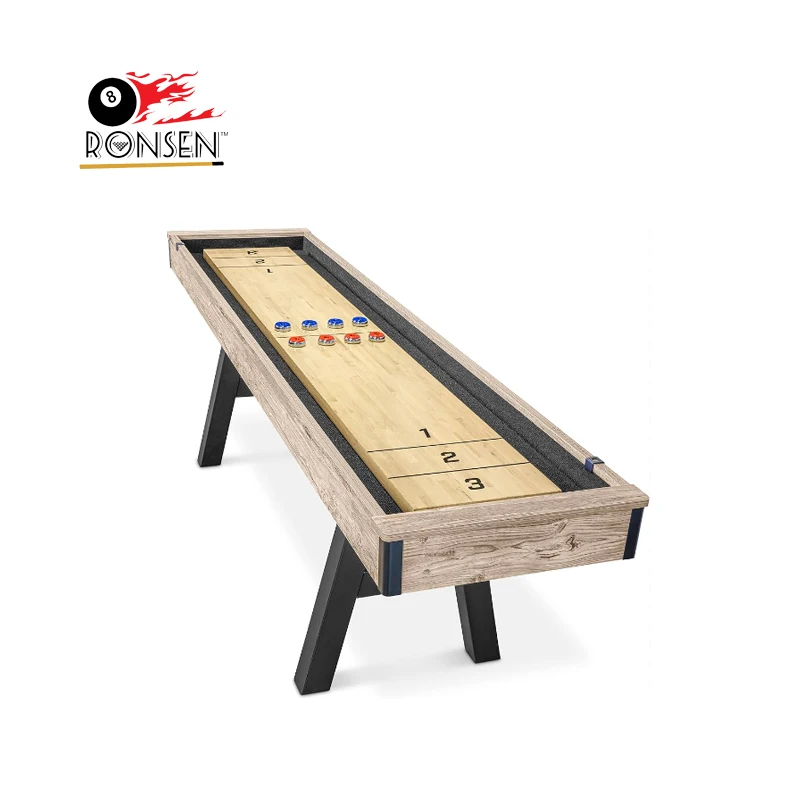 2024 USA Hot Sale Indoor Sports Shuffleboard Sports Game Table with Modern Design 9ft 10ft 12ft 14ft 16ft 18ft 20ft 22ft Size