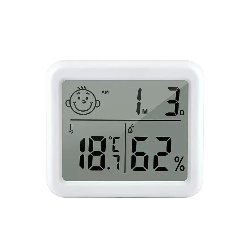LCD Electronic Temperature Humidity Meter Indoor Room Digital Thermometer Hygrometer Weather Station