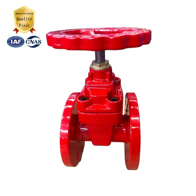 Valve manufacturer supply PN16 non rising stem gate valve ggg50 din3225 f4 soft seal 75mm flange gate valve price