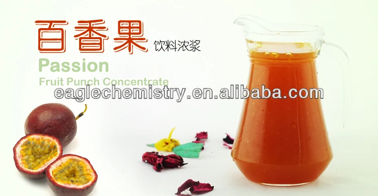 2023 New Product Passion Fruit Flavor Concentrate Slush Syrup for Bubble Tea Juice