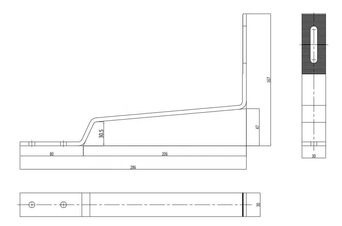 SOEASY 6# Landscape Flat Plain Slate Tile Roof Solar Hook for Solar Panel Mounting