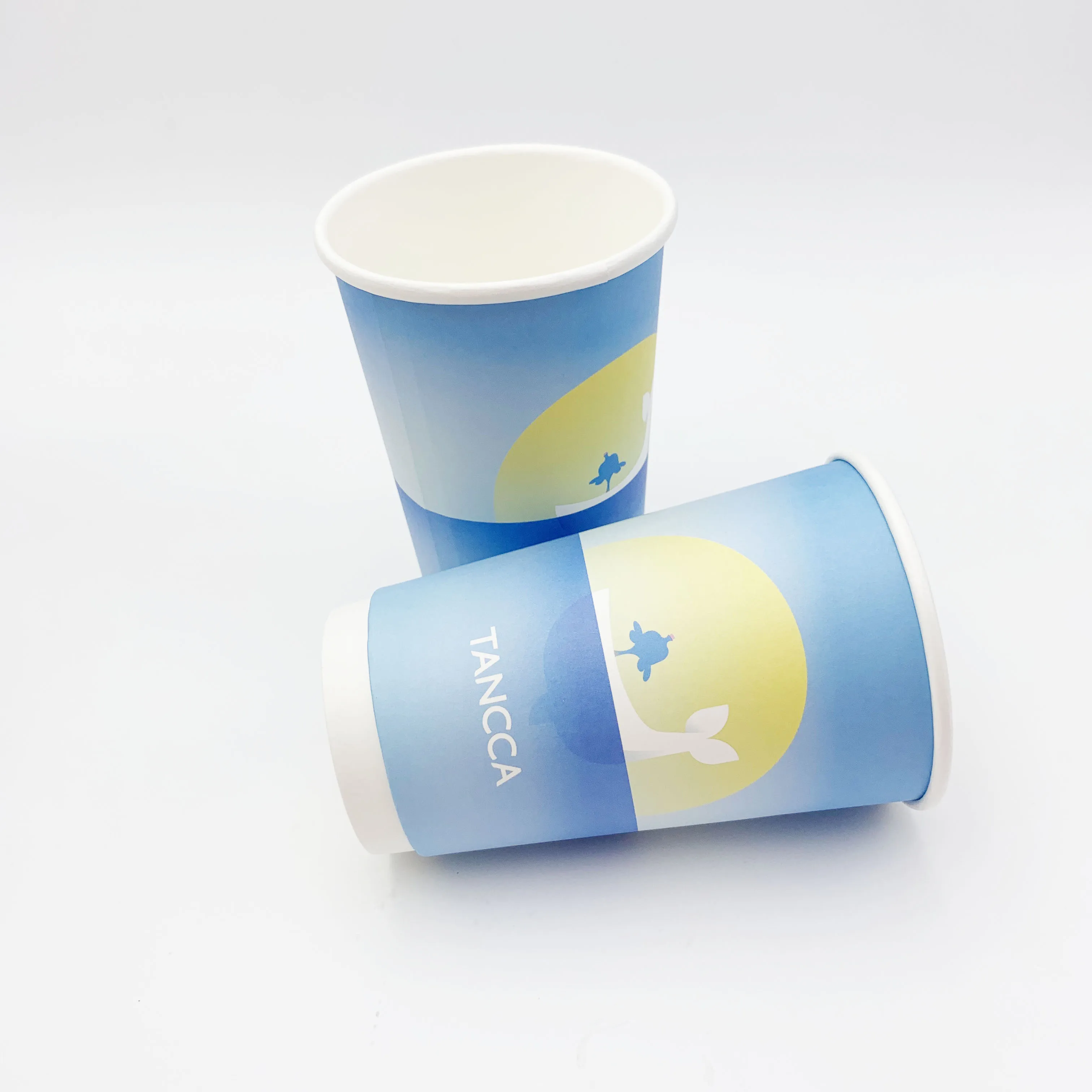 Factory Price Custom Logo Disposable 8oz 12 oz Coffee Cup For Take Away