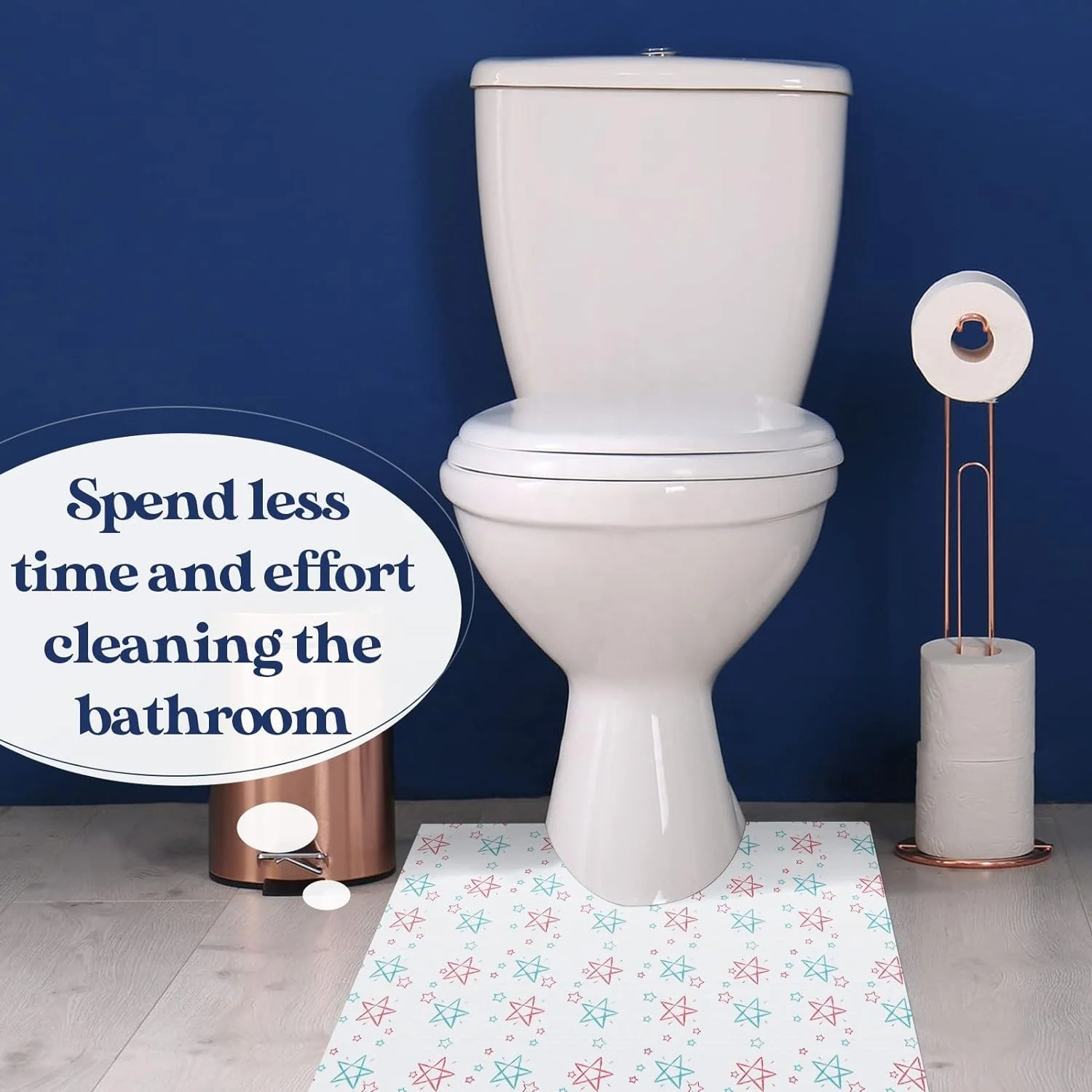 Wholesale Disposable Toilet Mat U Shaped Deodorizing portable travel camping Toilet Mats  for Home Bathroom Floor