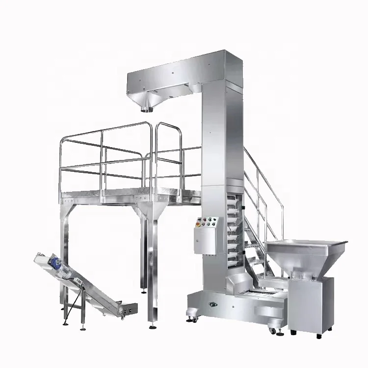 Z type 1.8L food grade bucket elevator conveyor for wheat, grain, beans