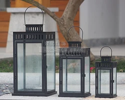 Садовый подвесной металлический фонарь для свечи, домашние и Уличные декоративные металлические фонари для свечи