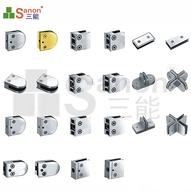 Fancy Stainless Steel Glass Wall Bracket For Holding Glass