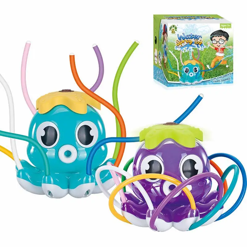 BGL New Outdoor Lawn Water Play Toys Spray Octopus Sprinkler Octopus Model Splashing Toy