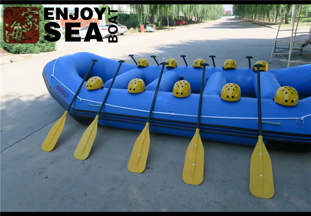 1.2mm PVC 15ft Inflatable Whitewater River Raft Floating Tubes Raft Boats