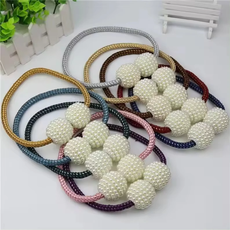 Deluxe Curtain Tiebacks Magnetic Curtain Storage Rope Curtain Tiebacks