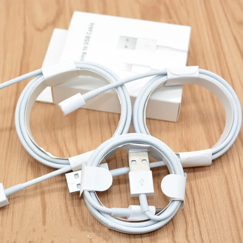 Original High Quality For iPhone Charger 1M 2M 3M USB Cable Data Transfer Fast Charging cord For iPhone Mobile Phone Cable