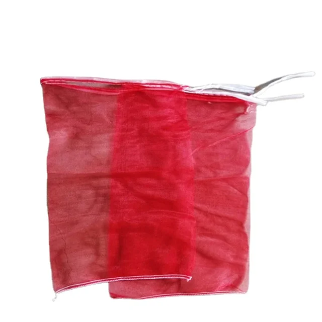 50kg PE garlic mesh bag packing