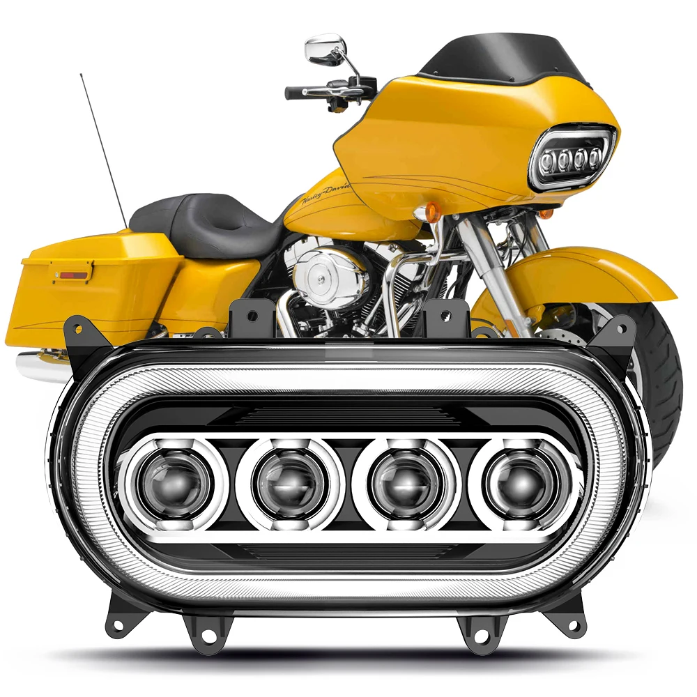 Accesorios Moto Projector Light Driving Head Lamps For Harley Road Glide Fltrx 2015 - 2022
