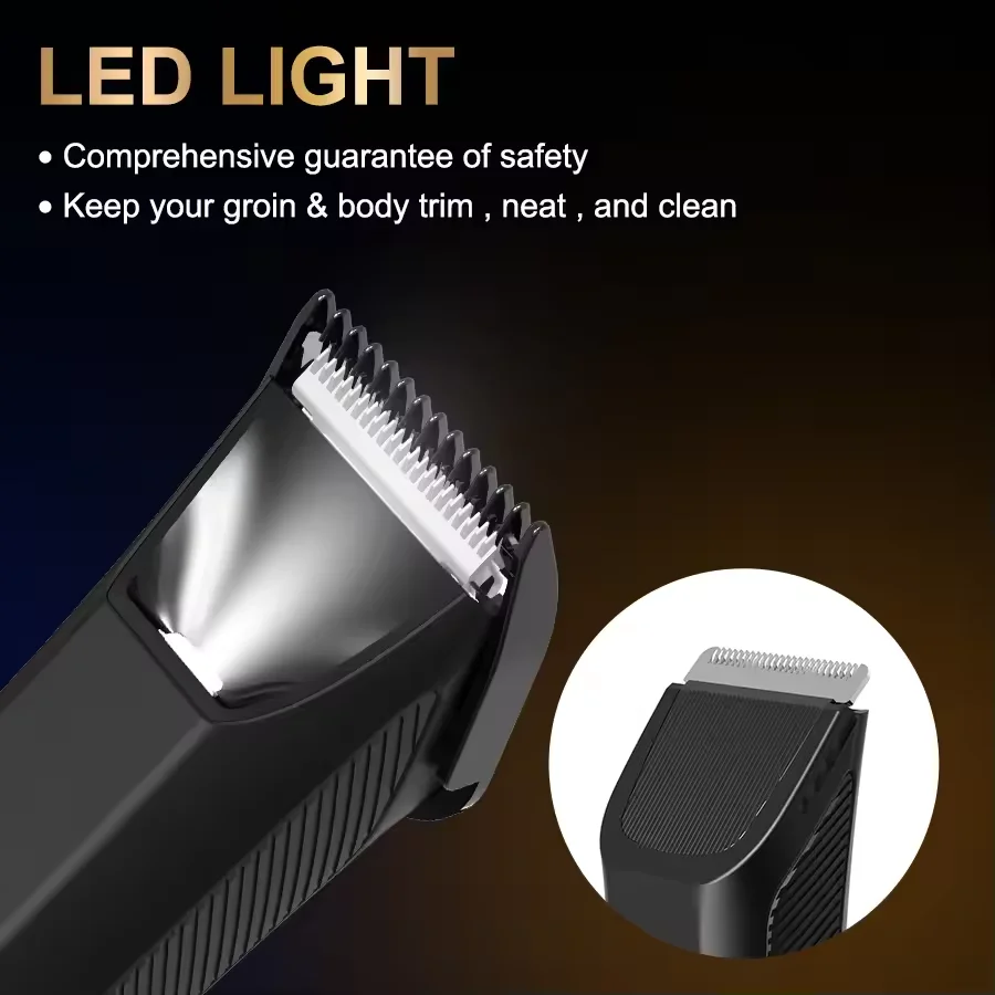 Factory shaver machine for men mini body beard hair trimmer sensitive areas 2 in1 electric rechargeable shaver set kit Clipper