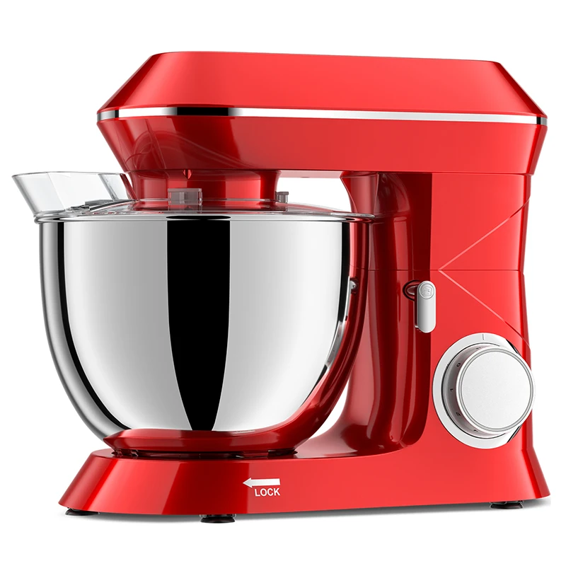 Household kitchen 6.5L 7L 8L 10L stainless steel bwol electric stand dough food cake mixer