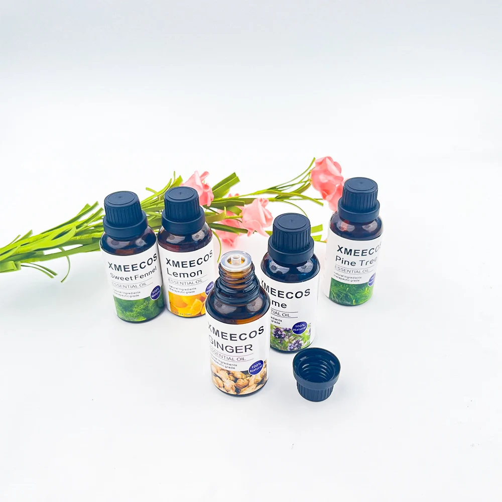 30ml Pure Fruit Fragrance Oil Diffuser Essential Oils Watermelon Lime Coconut Aroma Flavoring Oil for Spa Candle Soap Making